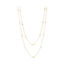 Cargar imagen en el visor de la galería, Collar de circonitas biseladas de 36 "