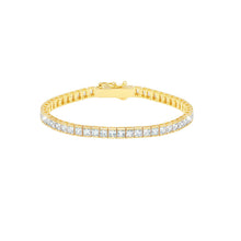 Carica l'immagine nel visualizzatore di Gallery, Pulsera de tenis tipo princesa mediana 9.75 CT