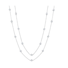 Cargar imagen en el visor de la galería, Collar con circonitas biseladas 3.25 CT