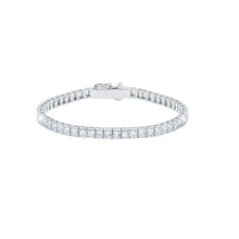 Load image into Gallery viewer, Pulsera de tenis tipo princesa mediana 9.75 CT