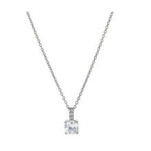 Cargar imagen en el visor de la galería, Collar con pendiente solitario brillante 1.50 CT