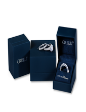 Cargar imagen en el visor de la galería, Anillo Ancho Estilo Bambú. Acabado en oro amarillo de 18kt.