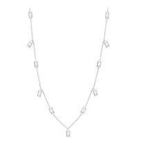 Load image into Gallery viewer, Collar de prismas talla baguette 1.85 CT
