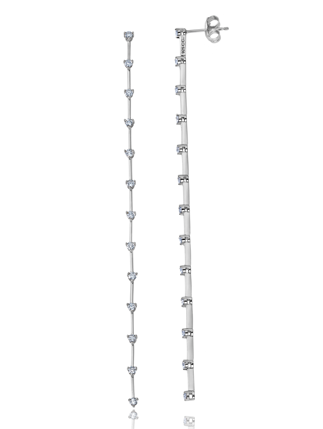 Aretes lineales Flash Bar